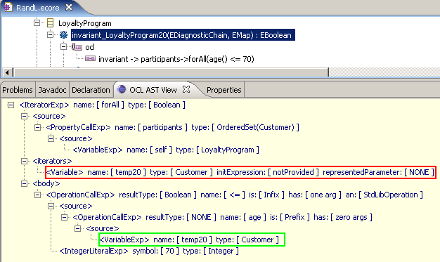 Implicit iterator variable 