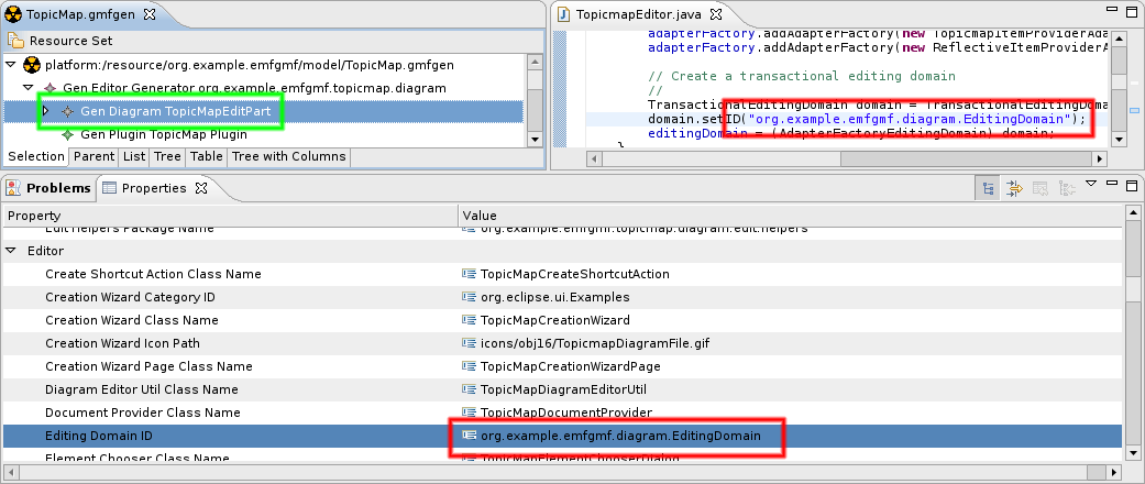 Keeping the Editing Domain IDs in sync