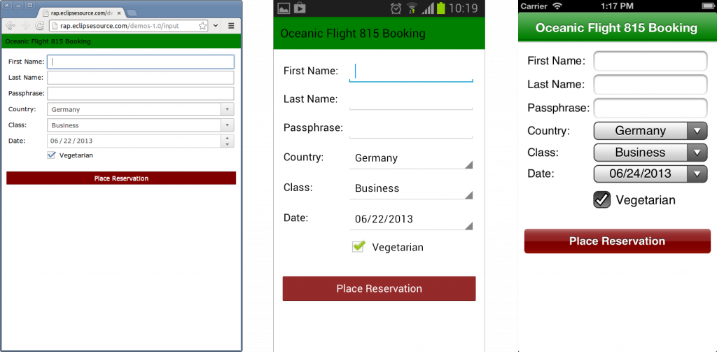 Input Form Android Browser