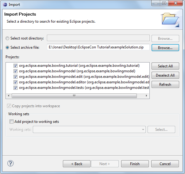 Import Projects