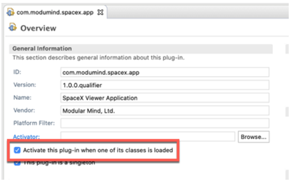 Figure 3: Manifest Editor Overview Page