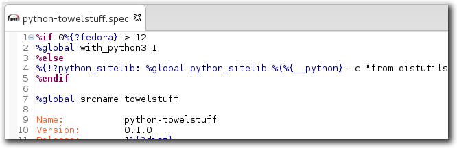 Python Setup.Py Stubbed Specfile