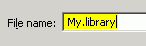 Name the library model file