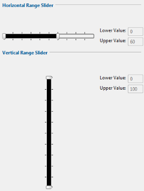 This widget is an enhanced slider that handle a range of values