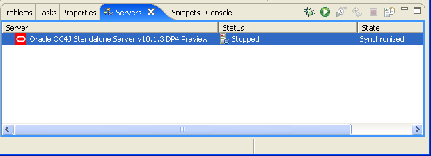 Oracle OC4J Standalone 10.1.3 DP4 Preview server