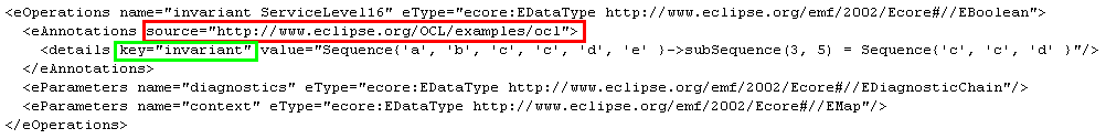 OCL Annotation 