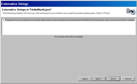 Externalize Strings wizard