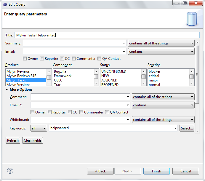 edit query