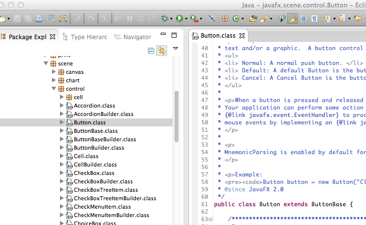 button class