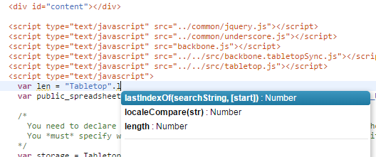 Tooling in HTML