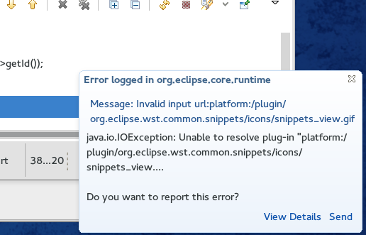 error reporting