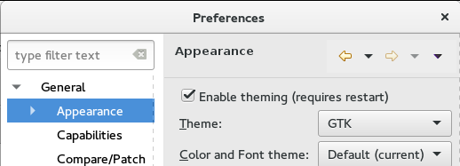 disable theming