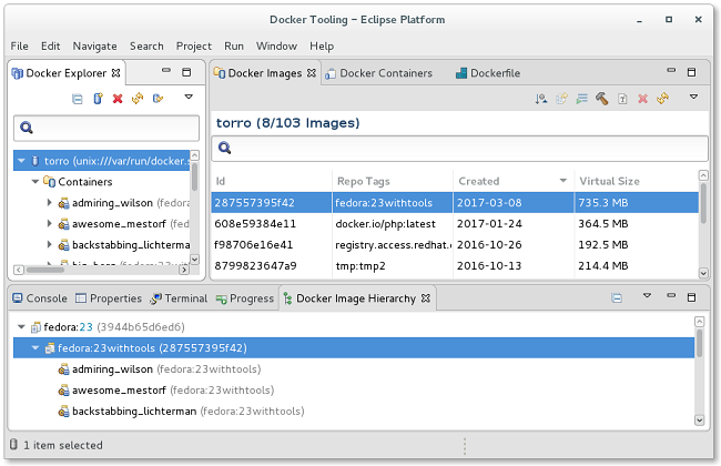 Docker Tooling Perspective