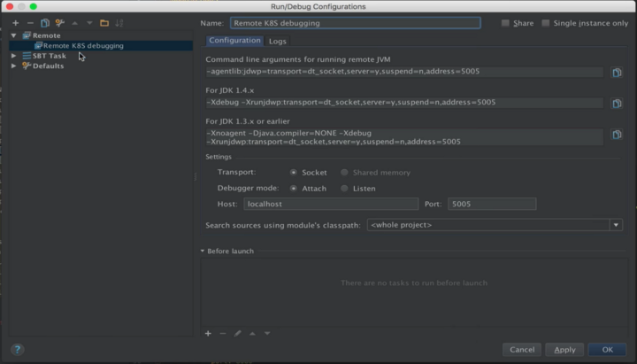 debug title