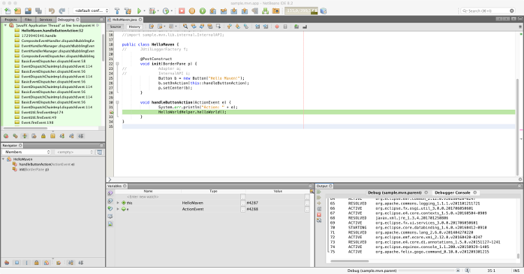 e4 netbeans