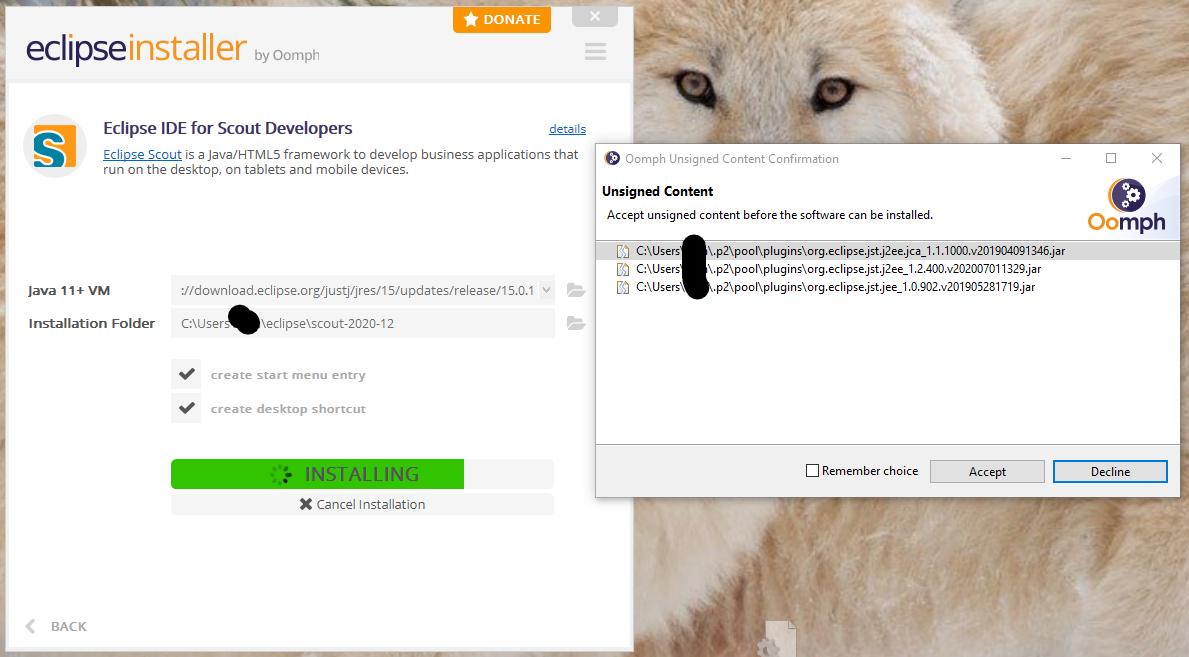 Eclipse Community Forums » New Eclipse installation warns of