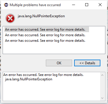 Eclipse Community Forums Newcomers Error Java Lang Nullpointerexception In Workspace While Browsing