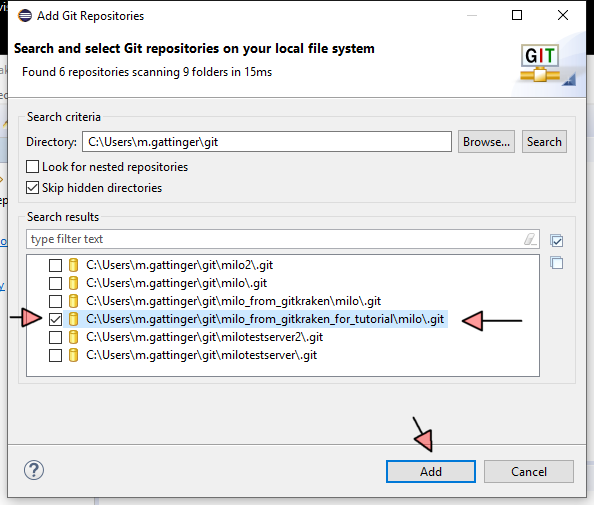 eclipse
10.05.2019 , 11:38:28
Add Git Repositories