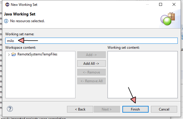 eclipse
10.05.2019 , 11:43:41
New Working Set