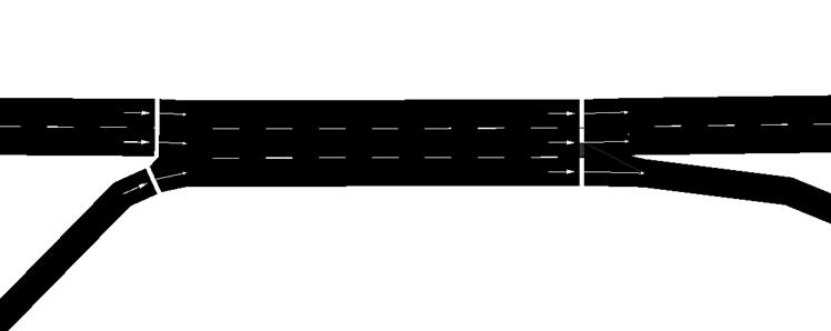 Connectivity at on-off-ramp