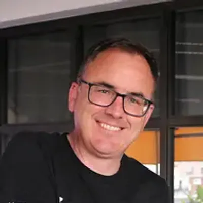 A portrait of Brian King