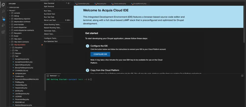Acquia Cloud IDE Overview