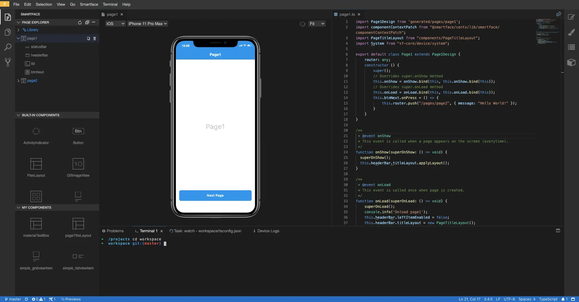 SmartFace IDE